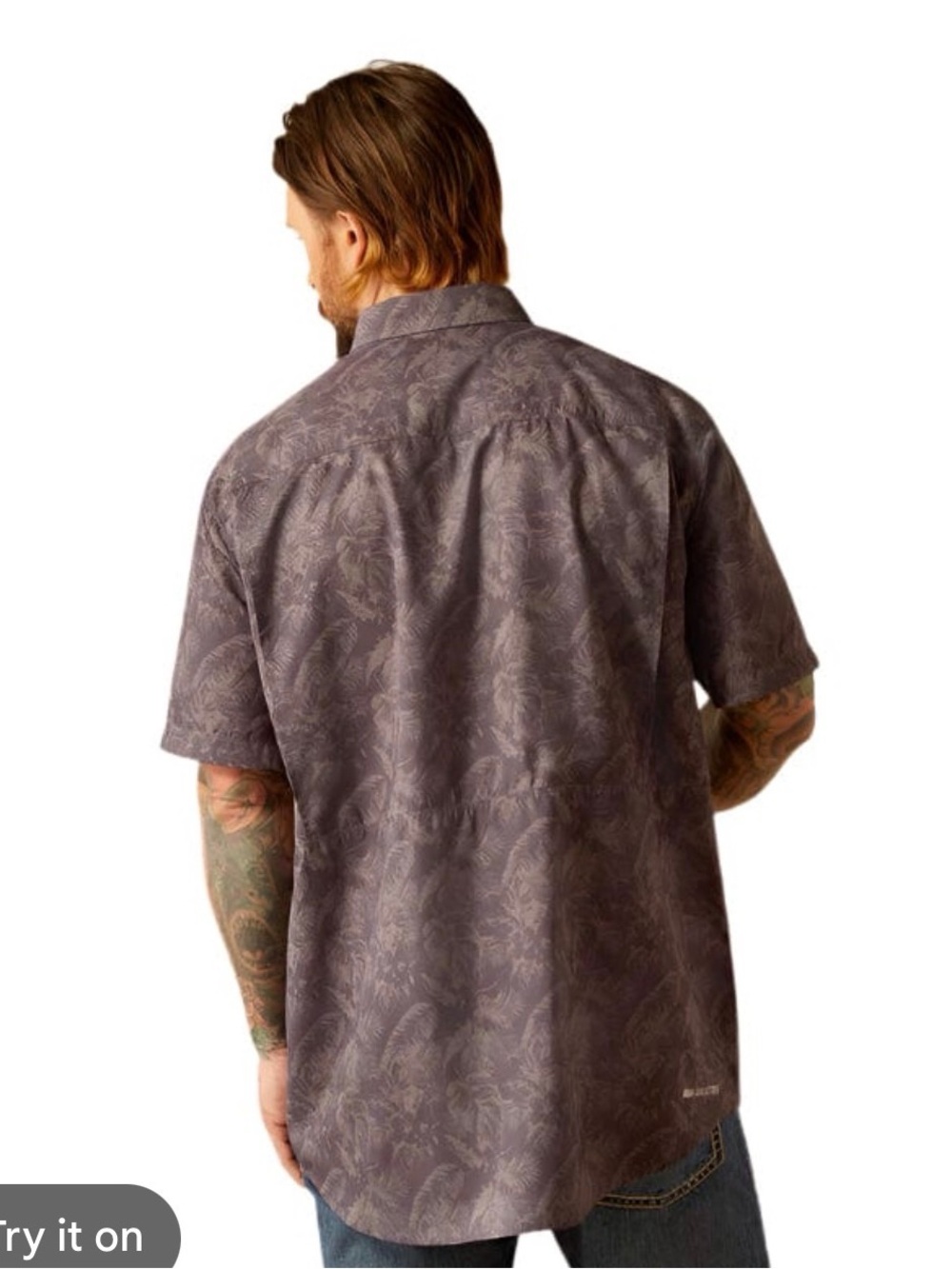 Ariat Tek Men's Short-Sleeve Casual Button Down Shirt
